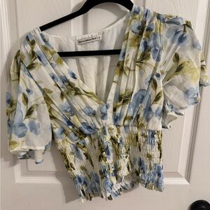 Floral Abercrombie Shirt size small
